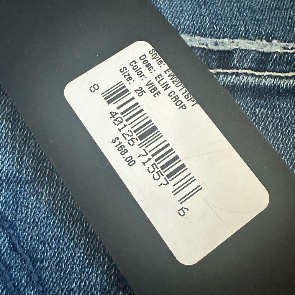 NWT EDWIN Women’s Elin Crop Straight Leg Jeans - Size 24 - Picture 4 of 9